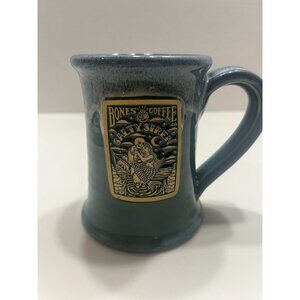 Bones Coffee Co. Salty Siren Ceramic Coffee Mug Dineen Pottery Mermaid Skeleton